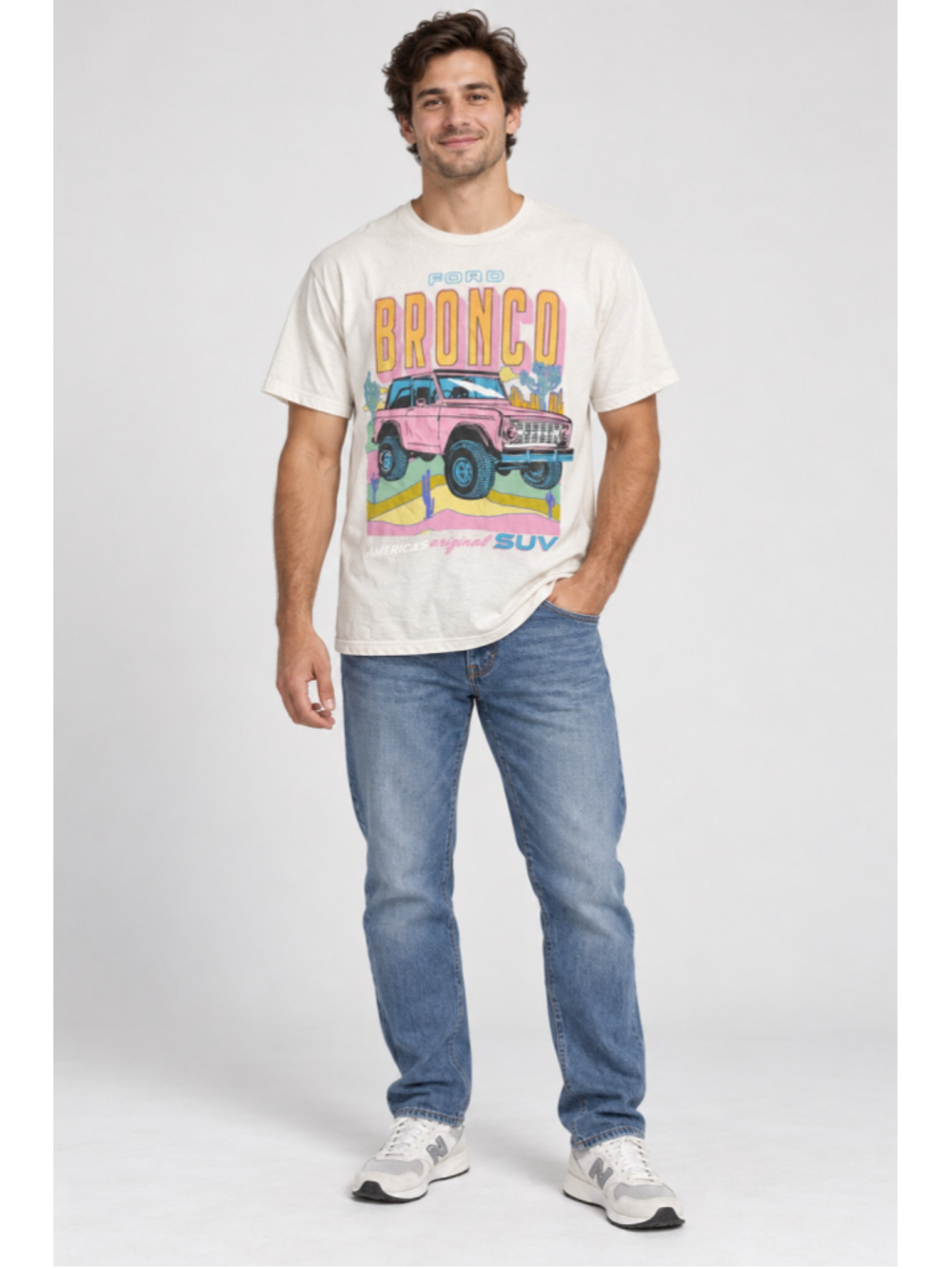 Ford Bronco Retro Graphic T-Shirt – Unisex Size XL